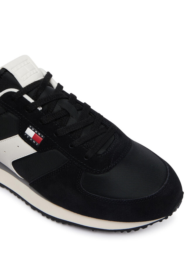 Tommy Jeans Sneakers Tommy Jeans Tjm Eva Runner Mix Material EM0EM01737 Schwarz