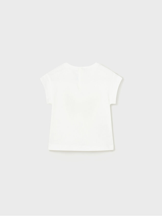 Mayoral Mayoral T-Shirt 1008 Μπεζ Regular Fit