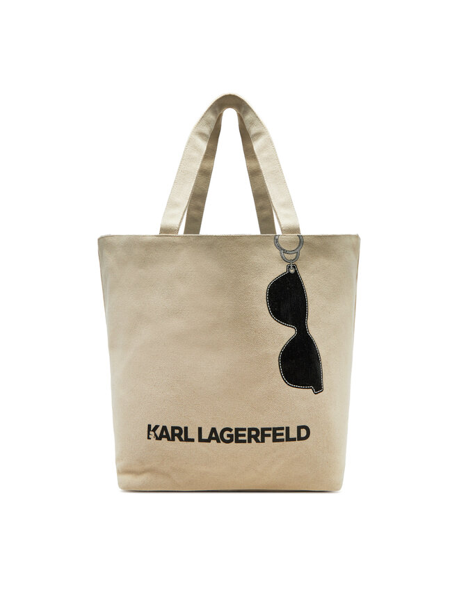 KARL LAGERFELD Torebka KARL LAGERFELD A1W50020 Beżowy
