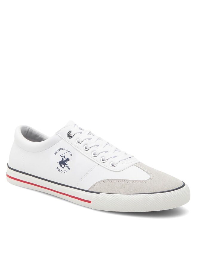 Beverly Hills Polo Club Sneakers aus Stoff Beverly Hills Polo Club M-24MVS5006 Weiß