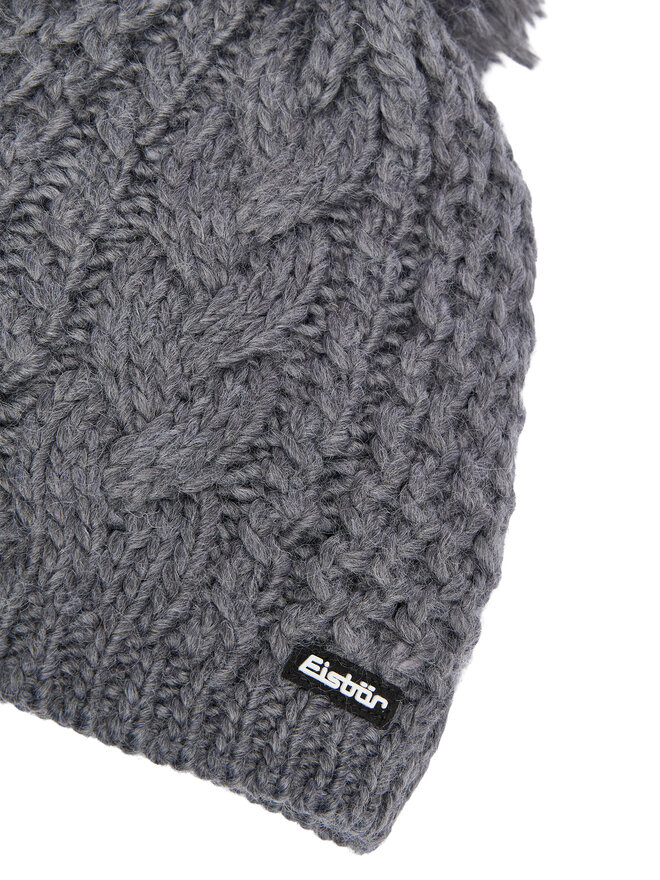 Eisbär Шапкa Eisbär Afra Pompn 75039 Сірий