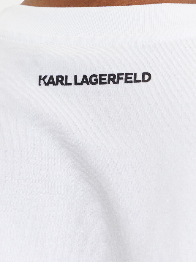 KARL LAGERFELD KARL LAGERFELD Camiseta A3W17018 Blanco Regular Fit
