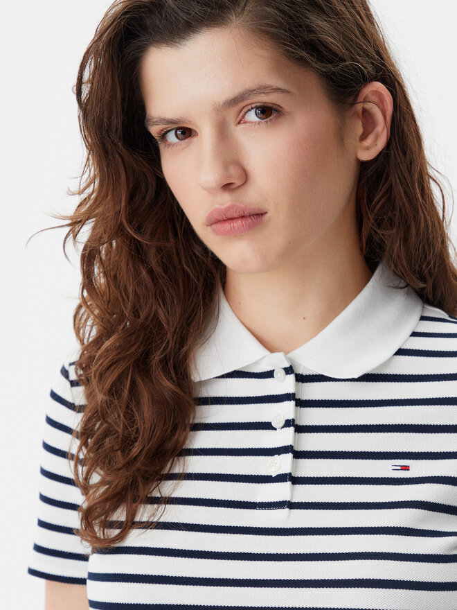 Tommy Jeans Tommy Jeans Pólóing Essential DW0DW20160 Sötétkék Slim Fit