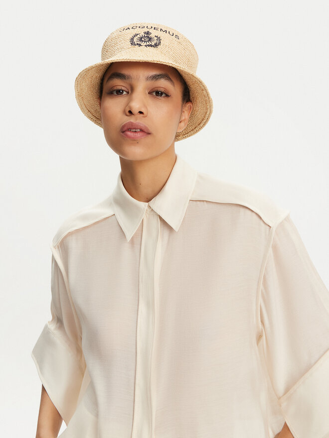 JACQUEMUS Kapelusz JACQUEMUS 25E255AC6785207 Beżowy