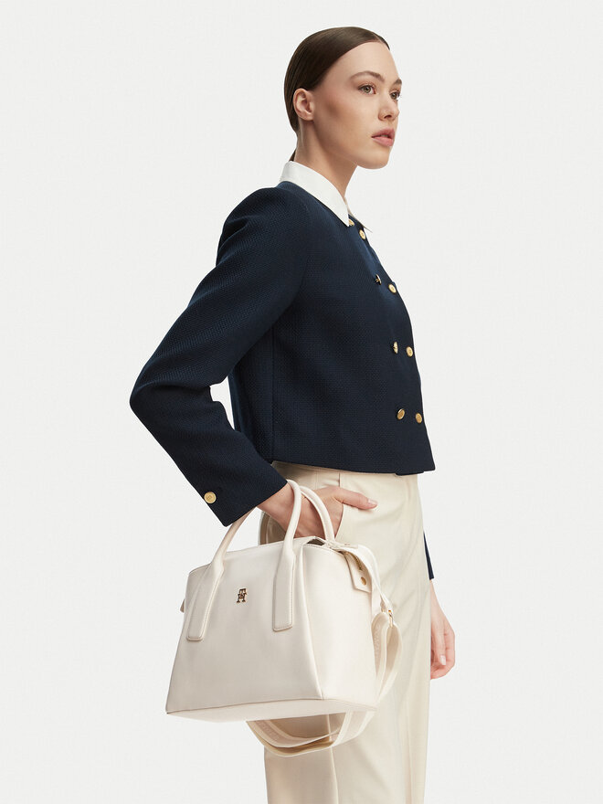 Tommy Hilfiger Handtasche Tommy Hilfiger AW0AW18532 Weiß