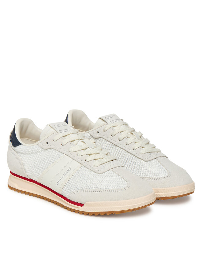 Tommy Jeans Снікерcи Tommy Jeans Tjw Low Profile Runner EN0EN02862 Écru