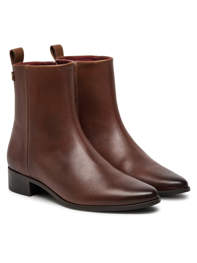 Tommy Hilfiger Μποτάκια Tommy Hilfiger FW0FW08103 Καφέ