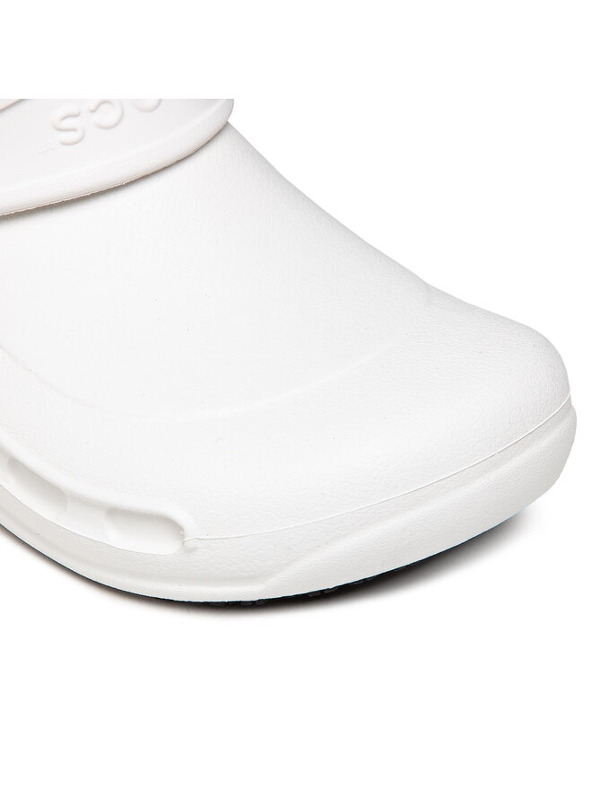 White crocs no holes 2025