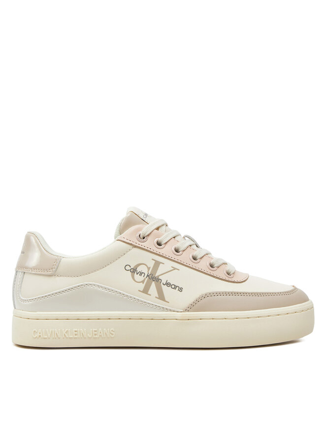 Calvin Klein Jeans Снікерcи Calvin Klein Jeans Classic Cupsole Low Lace Lth Ml YW0YW01527 Рожевий
