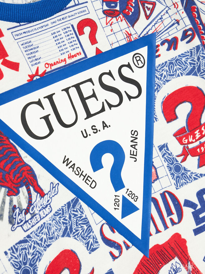 Guess Guess Marškinėliai L4YI04 K8HM3 Spalvota Regular Fit
