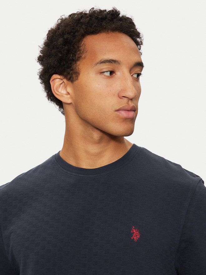 U.S. Polo Assn. U.S. Polo Assn. Marškinėliai MUP3617 Tamsiai mėlyna Regular Fit