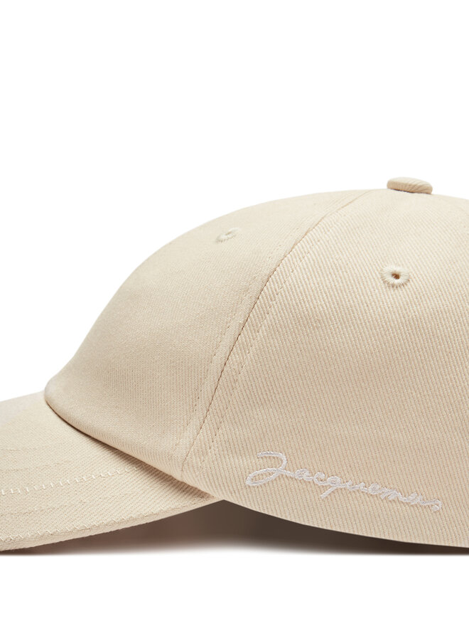 JACQUEMUS Шапка с козирка JACQUEMUS 216AC009U Екрю