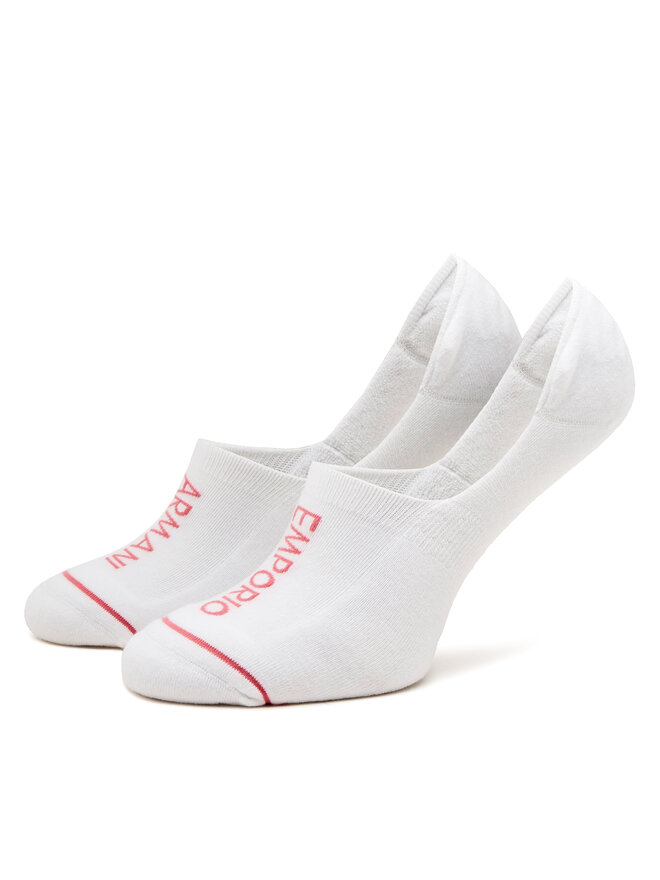 Emporio Armani 2er-Set Damen Sneakersocken Emporio Armani 292315 4R227 00010 Weiß