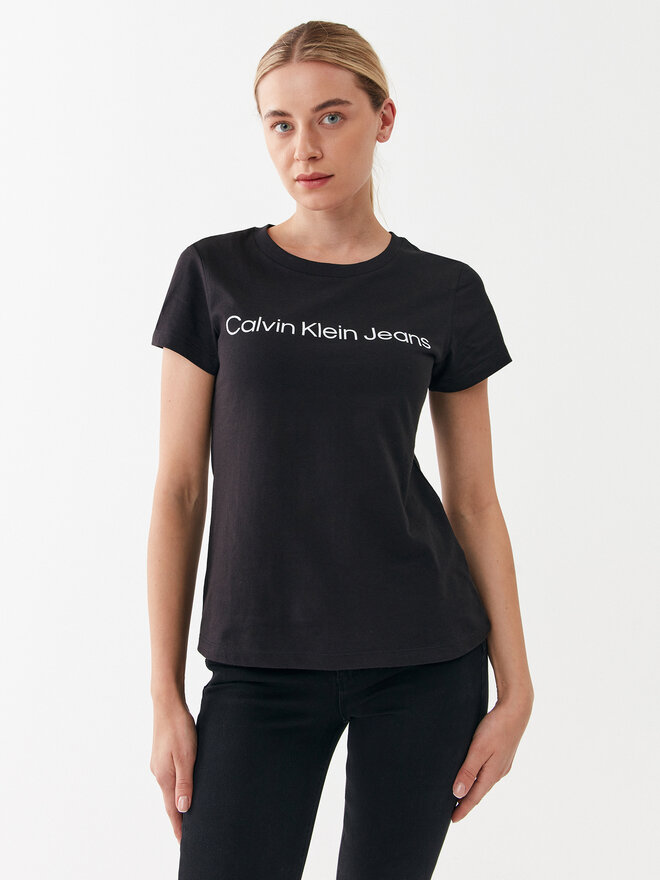 Calvin Klein Jeans Calvin Klein Jeans T-Shirt J20J220253 Schwarz Slim Fit