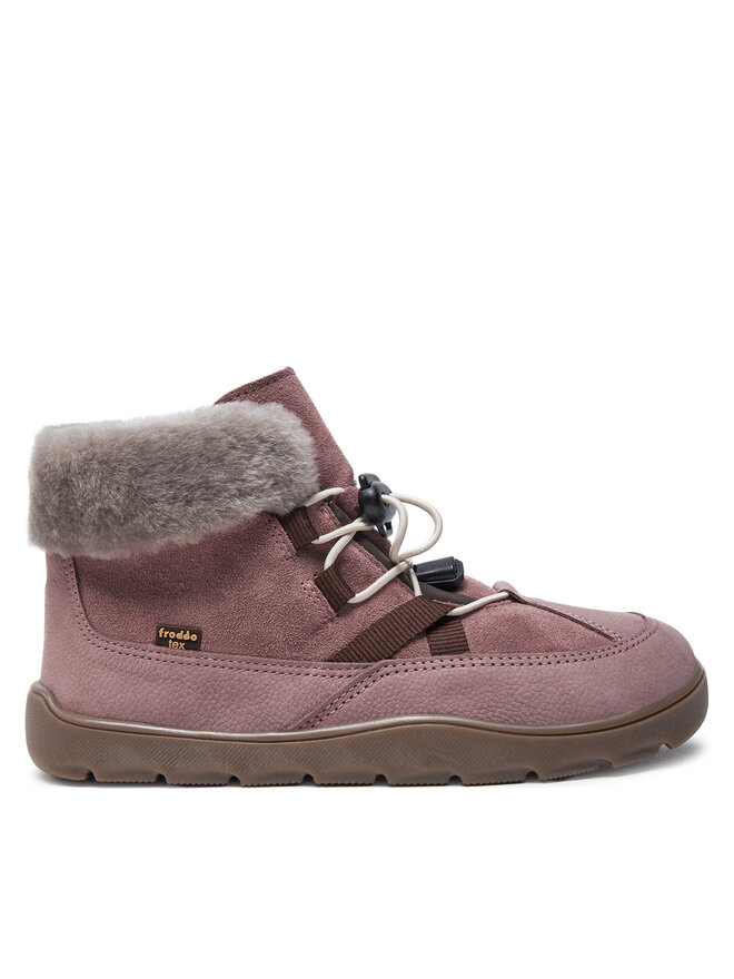 Froddo Schnürschuhe Froddo Zeru Tex Cosy Barefoot G3110258-4 D Rosa