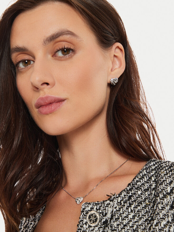 Guess Pendientes Guess JUBE04 504JW Plata