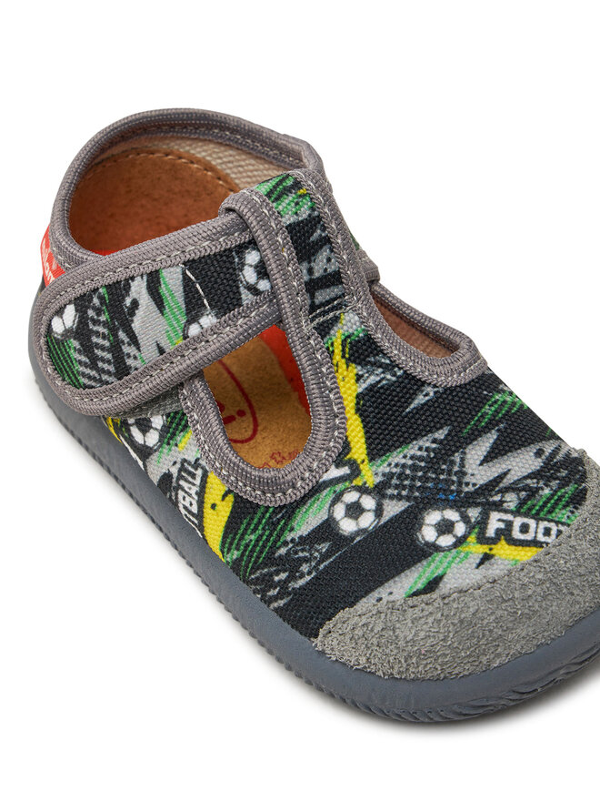MILAMI Pantuflas MILAMI 226-4 FUDBALL Gris
