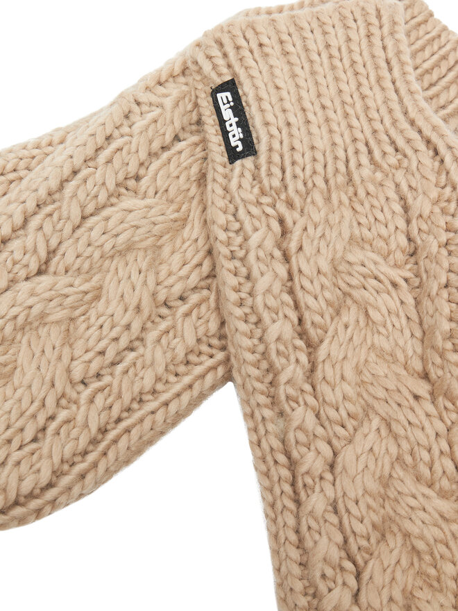 Eisbär Guanti da donna Eisbär Afra Mittens 80135 156 Grigio