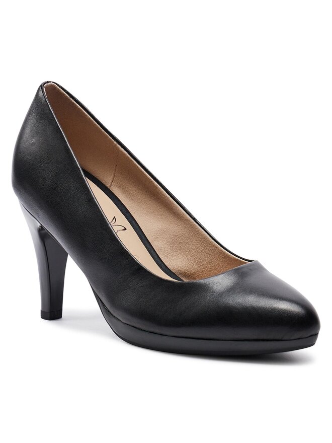Caprice Pantofi cu toc subțire Caprice 9-22414-42 Negru