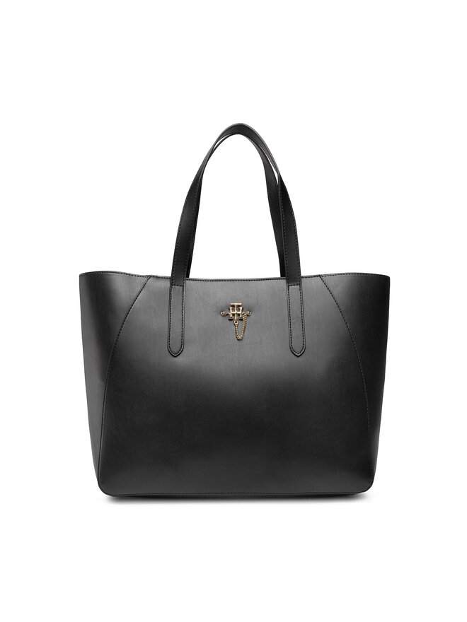 Tommy hilfiger chain tote discount