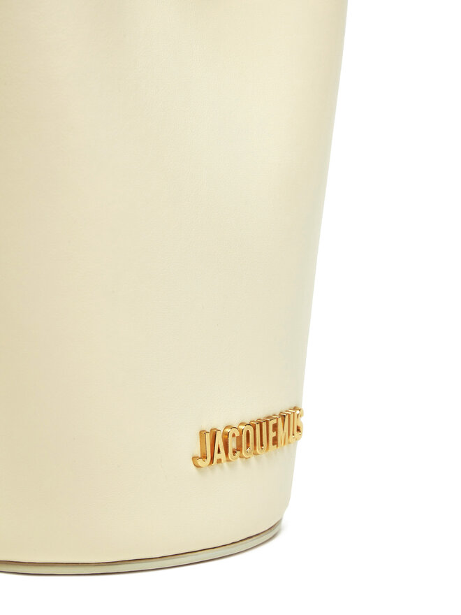 JACQUEMUS Ročna torba JACQUEMUS Le Petit Bambol 24H243BA389-3173 Écru