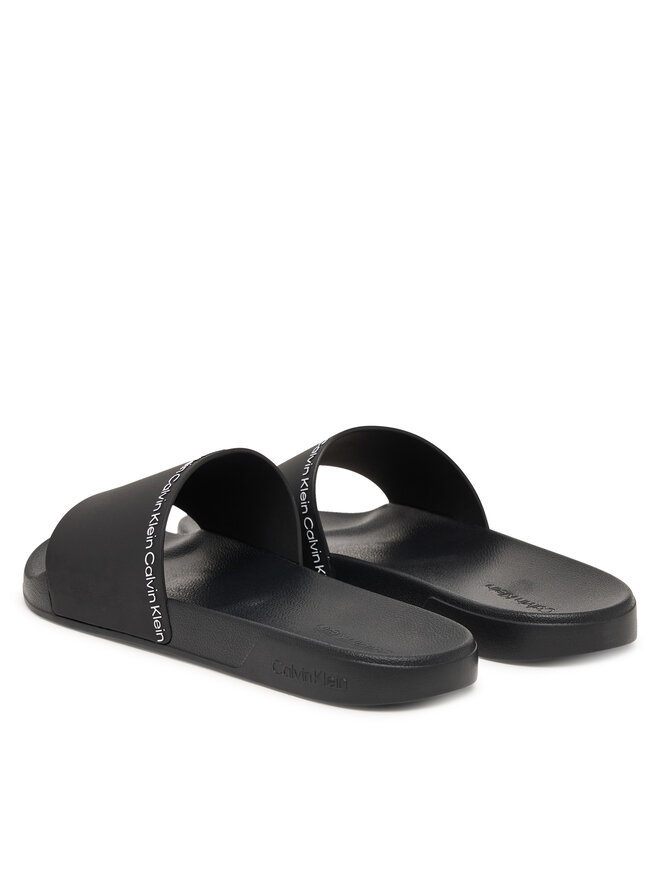 Calvin Klein Pantoletten Calvin Klein Ess Slide Institutional Cv HM0HM02108 Schwarz