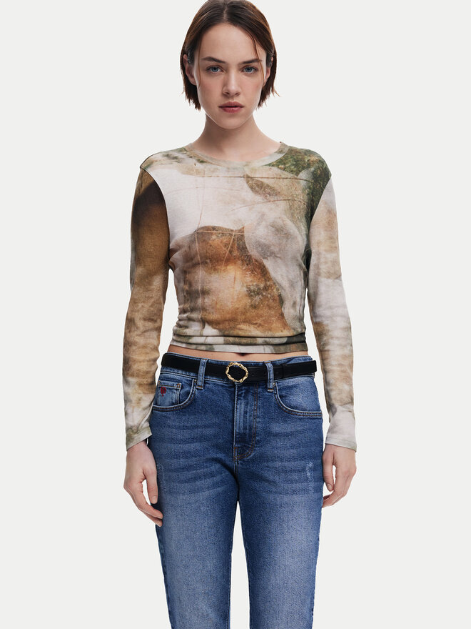 Desigual Ζώνη Γυναικεία Desigual 25SARL30 Μαύρο