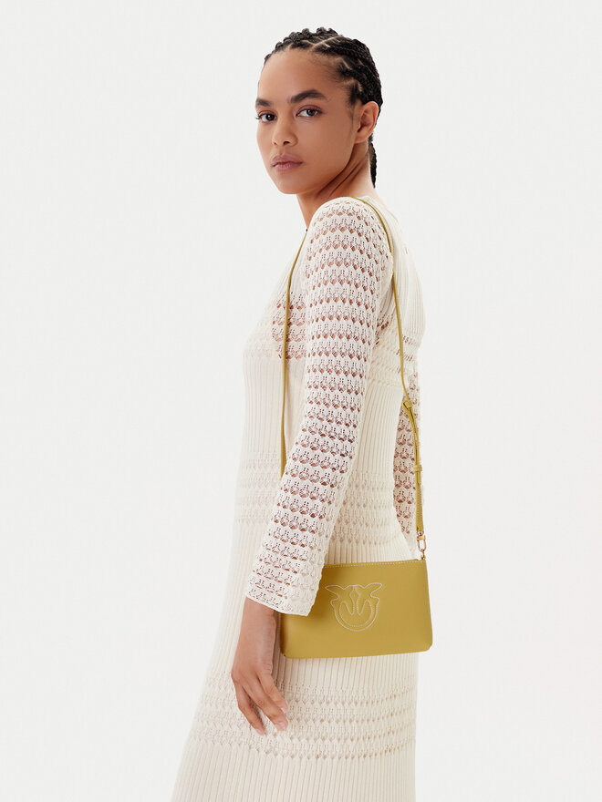 PINKO Handtasche PINKO Flat Horizontal Mini PE 25 PCPL 104277 A2AN Grün