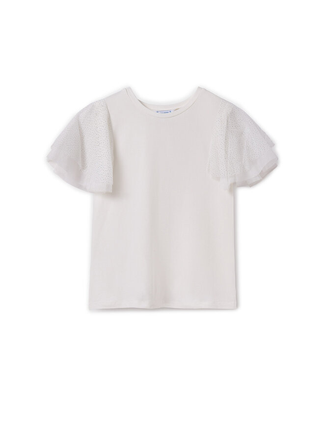 Mayoral Mayoral Camiseta 6022 Écru Regular Fit
