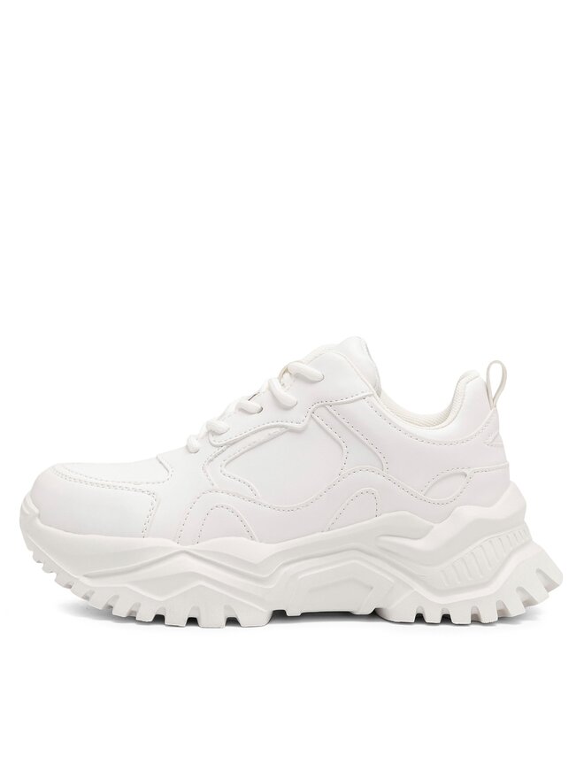 DeeZee Sneakersy DeeZee Groove Up WS8217-5 Biela
