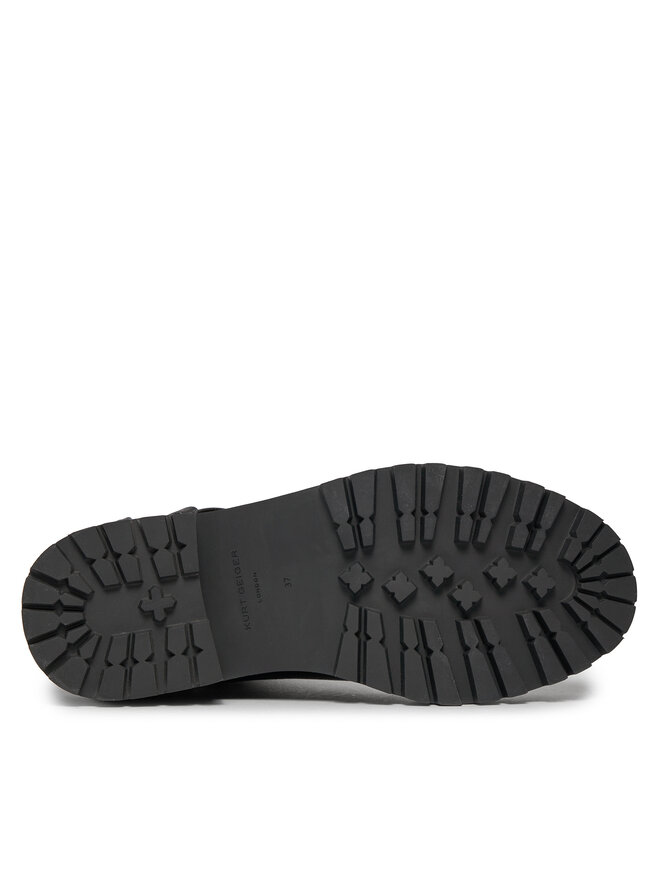 Kurt Geiger Členková obuv Kurt Geiger 225-Hackney Biker Boot 546505109 Čierna