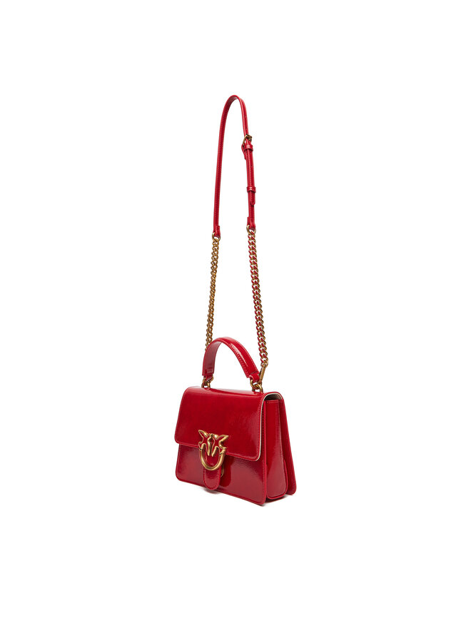 PINKO Ročna torba PINKO Love One Top Handle Mini Light PE 25 PLTT 100071 A1UV Rdeča