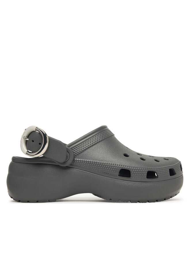 Crocs Шльопанці Crocs Classic Platform Buckle Clog 213230 Сірий