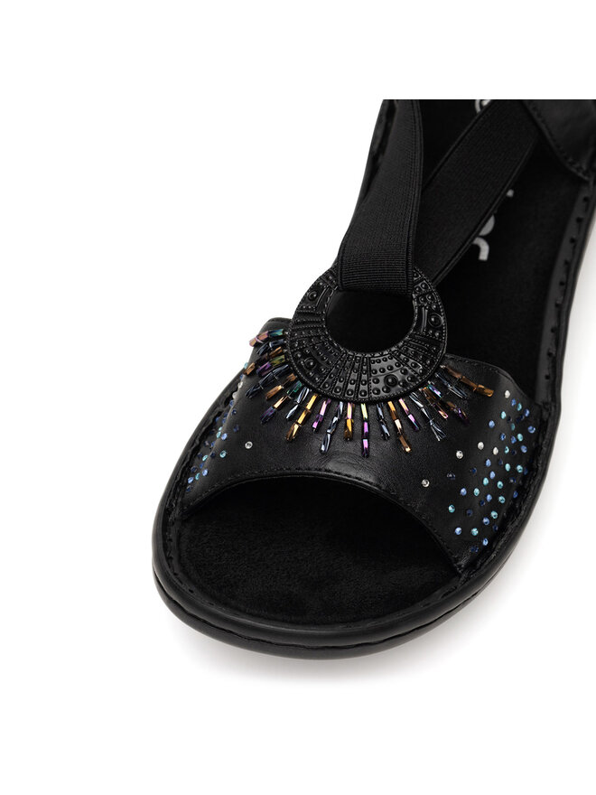 Rieker Sandalen Rieker 60880-00 Schwarz