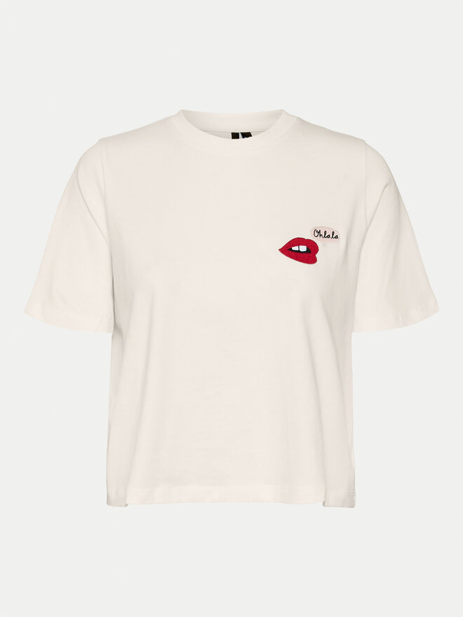 Vero Moda Vero Moda Camiseta Elena 10326789 Blanco Boxy Fit