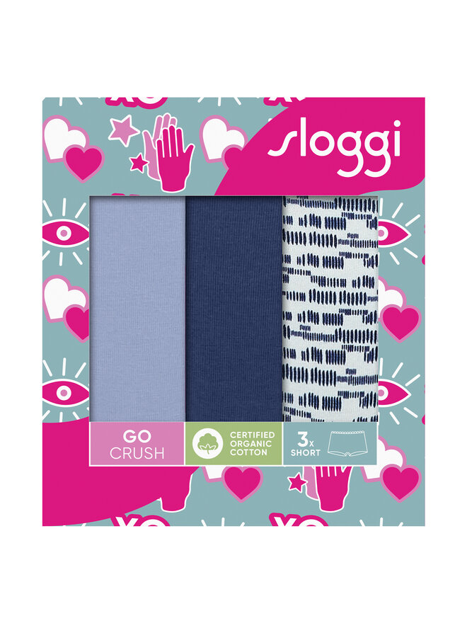 Sloggi Sloggi Σετ μποξεράκια 3 τμχ Go Crush 10219652 Έγχρωμο