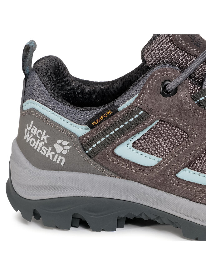 Jack Wolfskin Трекінгові черевики Jack Wolfskin Vojo 3 Texapore Low W 4042451 Сірий