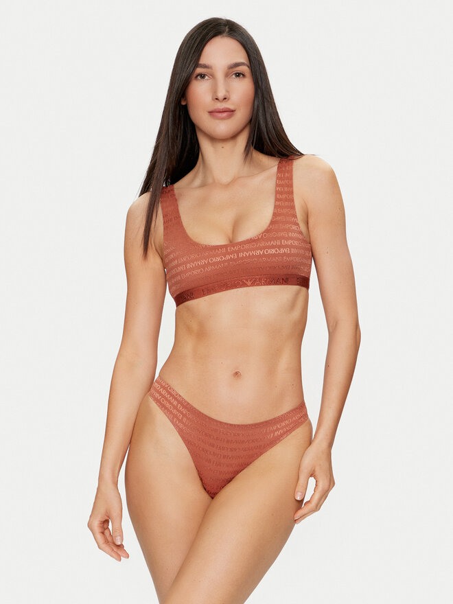 Emporio Armani Underwear Emporio Armani Underwear Набір з 2 пар стрінгів 163333 3F204 01656 Коричневий