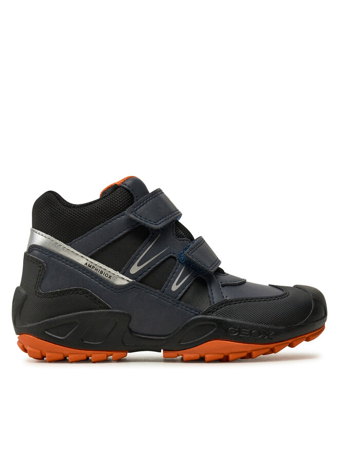 Geox Schnürschuhe Geox Jr New Savage B Abx J261WA 0MEFU C0659 S Dunkelblau