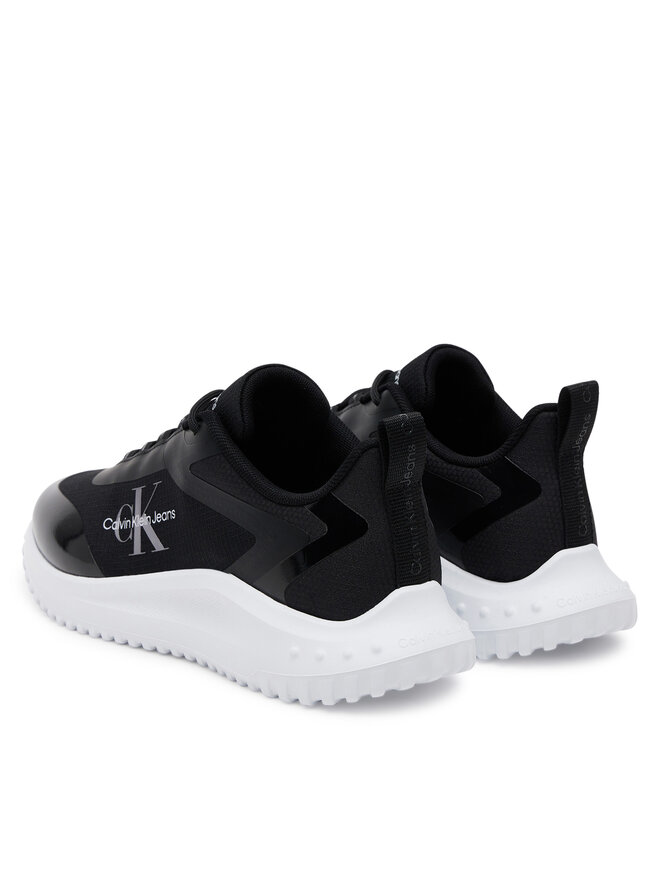 Calvin Klein Jeans Sportcipők Calvin Klein Jeans Eva Runner Low Lace Mix Ml Wn YW0YW01442 Fekete