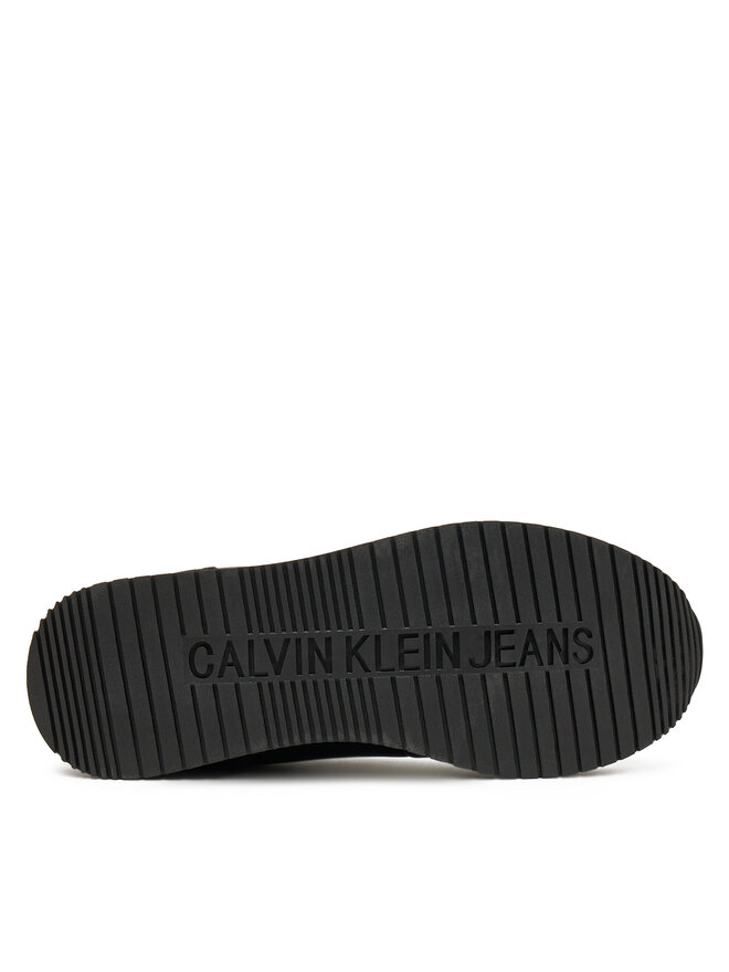 Calvin Klein Jeans Sneakers Calvin Klein Jeans Runner Laceup Low Mix Mg YW0YW01798 Schwarz