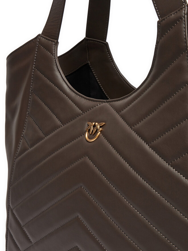 PINKO Kabelka PINKO Tote Bag Puzzle 104536 A29Y M09Q Hnědá