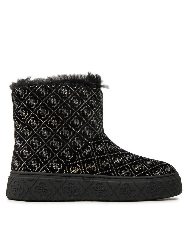 Guess Śniegowce Guess Unitie FLFUTI FAM10 Czarny