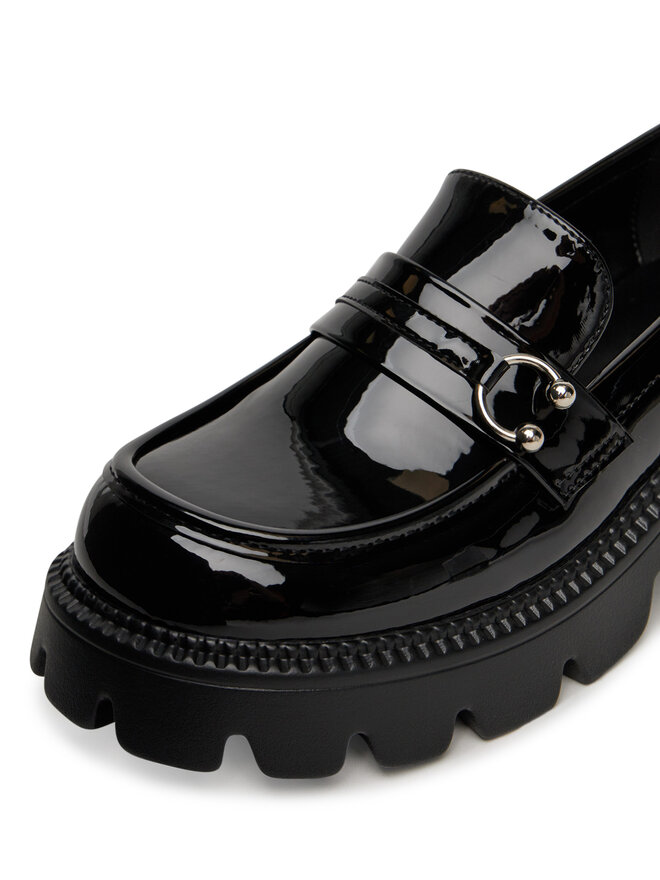 DeeZee Loafersy DeeZee HLD-2016-1 Czarny
