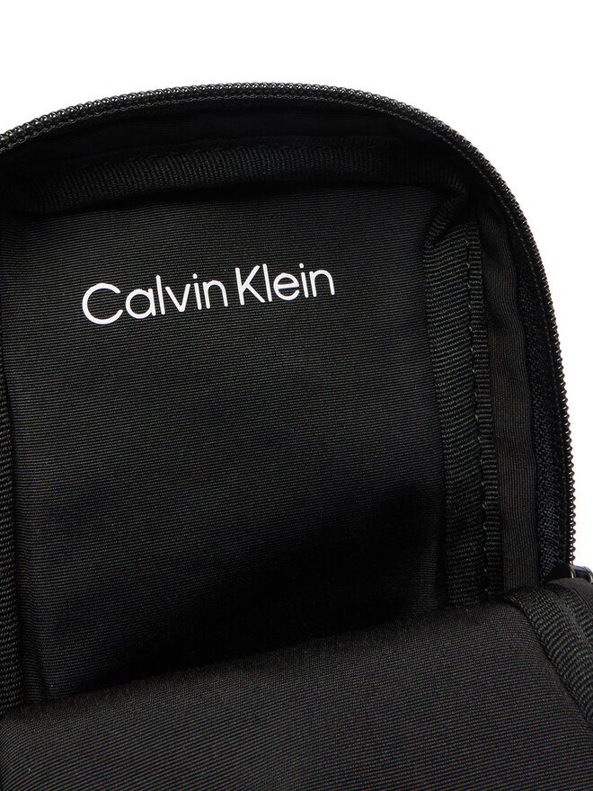 Calvin Klein Umhängetasche Calvin Klein Utility Emblem Phone Crossbody LV04D1192G Schwarz