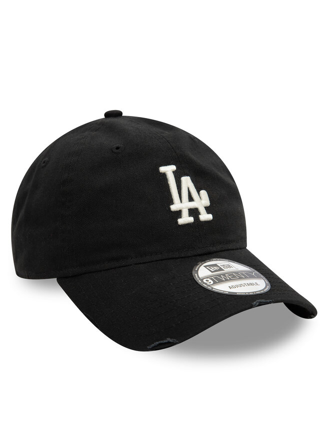New Era Czapka z daszkiem New Era LA Dodgers Distressed 9TWENTY 60595229 Czarny