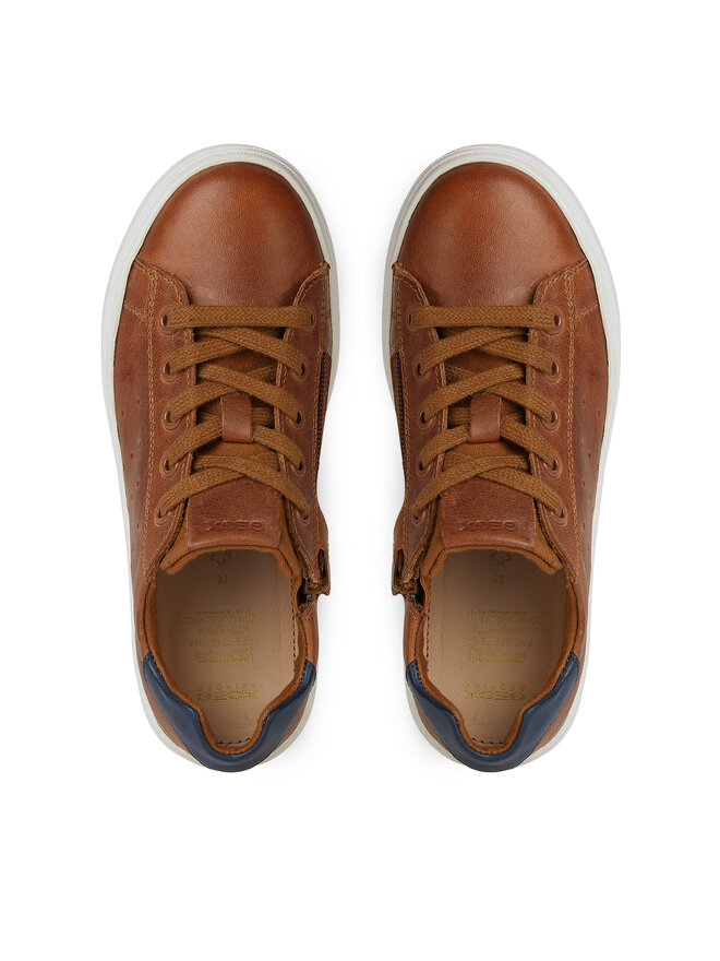 Geox Snīkeri Geox J Nashik J45ECA 0CL10 C6176 D Brūns