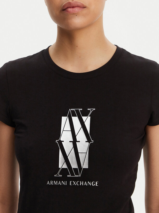 Armani Exchange Armani Exchange Футболка XW000511 AF11929 UC001 Чорний Slim Fit