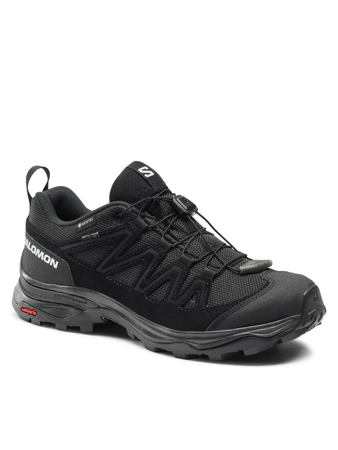 Salomon Παπούτσια πεζοπορίας Salomon X Ward Leather GORE-TEX L47182600 Μαύρο
