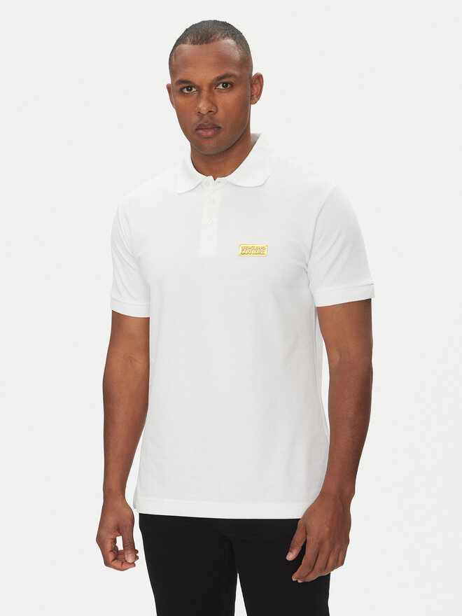 Versace Jeans Couture Versace Jeans Couture Поло 78GAGT08 Білий Regular Fit